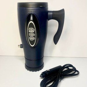 16 oz. Sunforce 12 Volt Thermo Heated Travel Mug- 3 Temperature Settings- New In